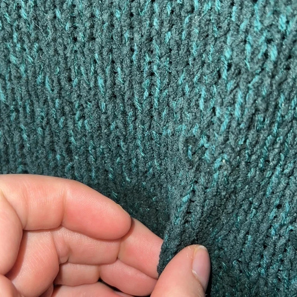 0205W.‎ EDDIE BAUER KNITTED LONG SLEEVE SWEATER MOCK NECKLINE SIZE SMALL - Picture 11 of 11